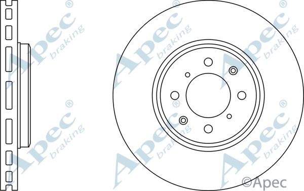 APEC BRAKING Тормозной диск DSK2357